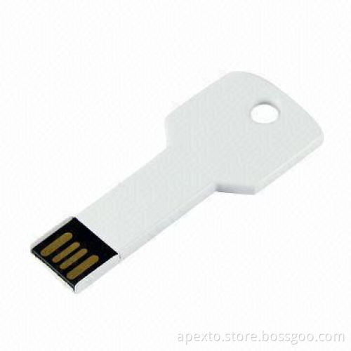 Key-shaped USB Flash Drive with Up to 16GB Memory Capacity and COB Technology, Bootable